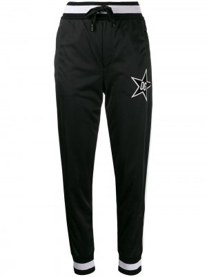 Спортивные брюки с логотипом DG Star Dolce & Gabbana. Цвет: черный