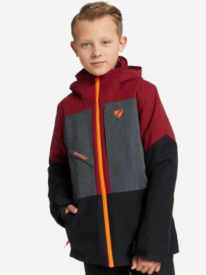 Куртка утепленная для мальчиков , Серый, размер 176 Ziener. Цвет: серый