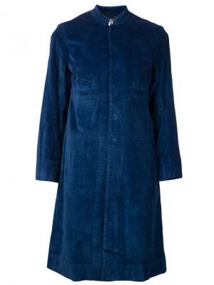 Длинное пальто Dosa. Цвет: синий