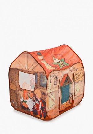Палатка игровая ЯиГрушка самораскладывающаяся, Малыш и Карлсон, 100х80х105 см. Цвет: разноцветный