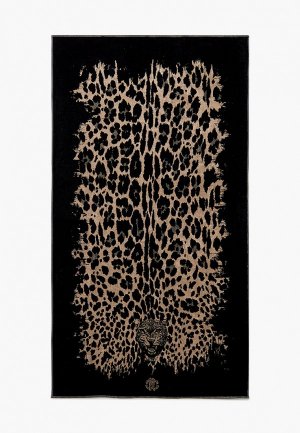 Полотенце Roberto Cavalli 95х150 см. Цвет: черный