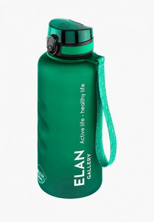 Бутылка спортивная Elan Gallery 1,5 л, 10х10х28,5 см Style Matte. Цвет: зеленый
