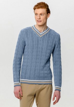Пуловер Scandica Alex. Цвет: голубой