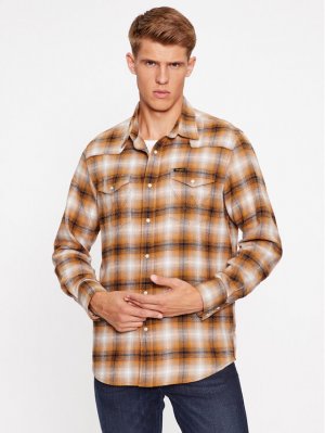 Джинсовая рубашка обычного кроя , коричневый Wrangler