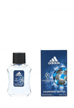 Туалетная вода adidas UEFA 4 Champions Edition, 50 мл. Цвет: прозрачный