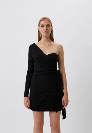 Платье Halston. Цвет: черный