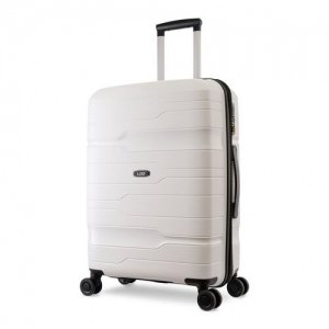 Белый чемодан | Размер М Ambassador. Цвет: белый