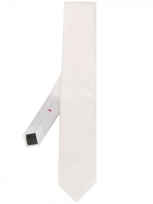 Delloglio фактурный галстук Dell'oglio. Цвет: белый