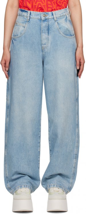 Синие джинсы Oversized Carpenter Jean Marc Jacobs