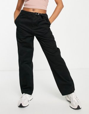 Прямые брюки в стиле 90-х -Черный HUF