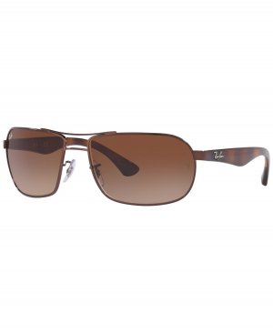 Мужские солнцезащитные очки, rb3492 62 , коричневый Ray-Ban