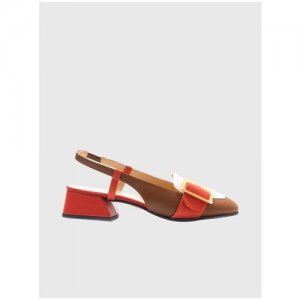 Женские туфли,, лето, цвет комбинированный, размер 38 BRUNATE. Цвет: коричневый