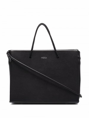 Hanna leather tote bag Medea. Цвет: черный