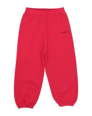 Повседневные брюки BALENCIAGA KIDS. Цвет: красный