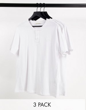 Набор из 3 футболок хенли -Белый Aeropostale