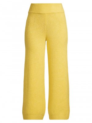 Трикотажные укороченные брюки Hanne из смесового хлопка , золотой Skin