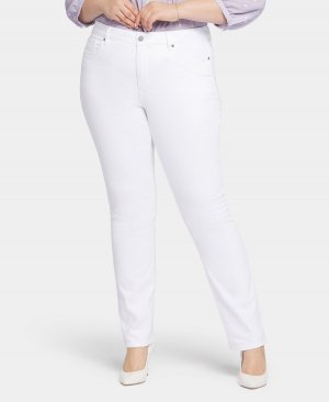 Прямые джинсы Мэрилин больших размеров NYDJ, белый Nydj