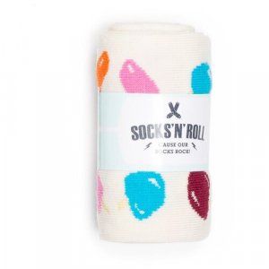 Носки SocksNRoll, размер 25, белый Socks'N'Roll. Цвет: белый
