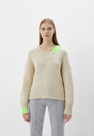 Пуловер Helmut Lang. Цвет: бежевый