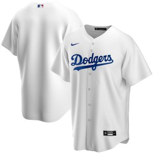 Мужская белая домашняя футболка Los Angeles Dodgers, реплика команды Nike