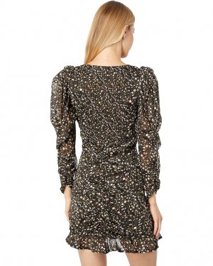 Платье ASTR the Label Victoria Dress, цвет Black/Blush Ditsy