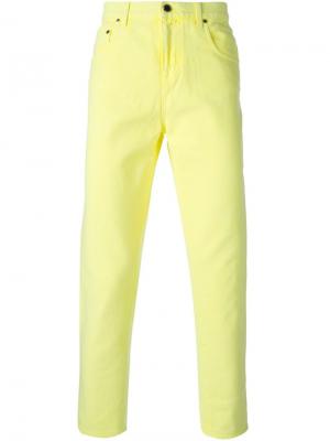 Укороченные брюки Christopher Kane. Цвет: жёлтый и оранжевый