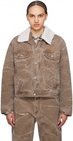 Коричневая стеганая куртка , цвет Toffee brown Acne Studios