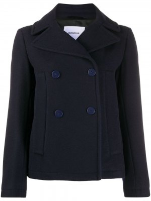 Короткий двубортный пиджак Dondup. Цвет: синий