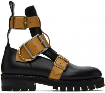 Черные римские ботинки Vivienne Westwood