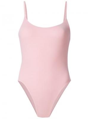 Слитный купальник Delano Alix. Цвет: розовый и фиолетовый