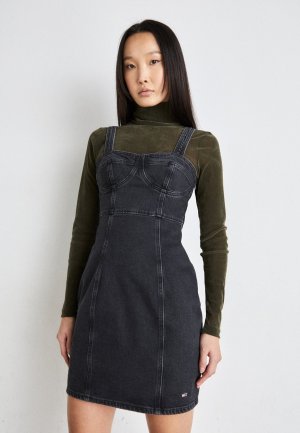 Джинсовое платье Bustier Dress , цвет denim black Tommy Jeans