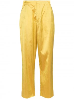 MarquesAlmeida брюки прямого кроя с завышенной талией Marques'Almeida. Цвет: желтый