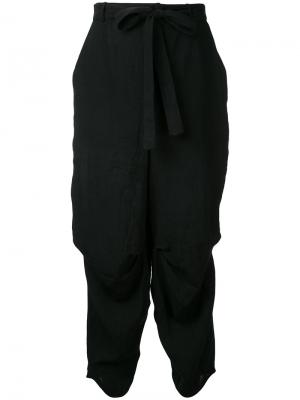 Tie fastened trousers Aleksandr Manamïs. Цвет: чёрный