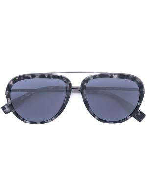 Солнцезащитные очки-авиаторы Furla. Цвет: черный