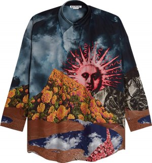 Рубашка Long-Sleeve Shirt 'Multicolor', разноцветный Acne Studios