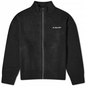 Куртка Mki Mohair Blend Knit Track, черный Miyuki-Zoku