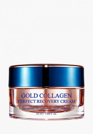 Крем для лица Maxclinic Gold Collagen Recovery Cream восстанавливающий, 50 мл. Цвет: белый