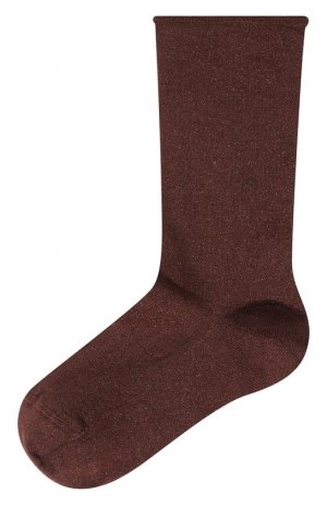 Носки из кашемира и шелка Brunello Cucinelli. Цвет: бордовый