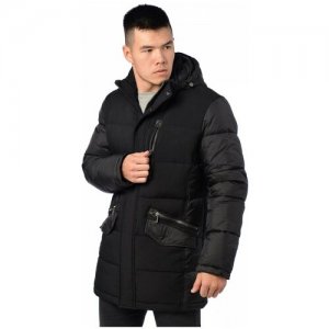 Куртка , размер 46, черный Fanfaroni. Цвет: черный