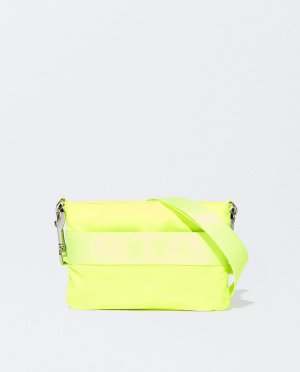 Женская сумка через плечо с застежкой-молнией и простым дозатором желтого цвета Parfois, желтый PARFOIS