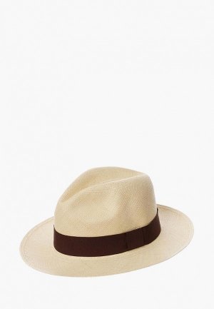 Шляпа RamosHats Fedora. Цвет: бежевый