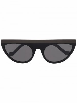 Солнцезащитные очки в оправе кошачий глаз VAVA Eyewear. Цвет: черный