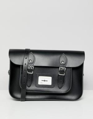Классический портфель  12.5 Leather Satchel Company. Цвет: черный