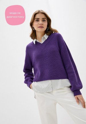 Пуловер Rodier. Цвет: фиолетовый