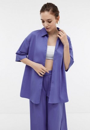 Рубашка Baon Lamoda Exclusive Online. Цвет: фиолетовый
