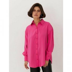 Рубашка, размер M/L, фуксия EDGE. Цвет: розовый/фуксия
