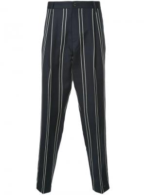 Классические брюки в полоску Tomorrowland. Цвет: синий