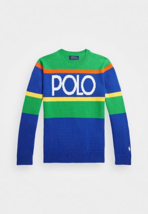 Вязаный свитер LOGO , цвет sapphire star combo Polo Ralph Lauren