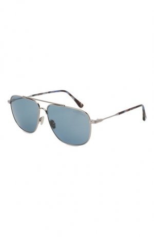 Солнцезащитные очки Tom Ford. Цвет: синий