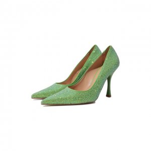 Кожаные туфли Leonie Hanne x Liu Jo. Цвет: зелёный